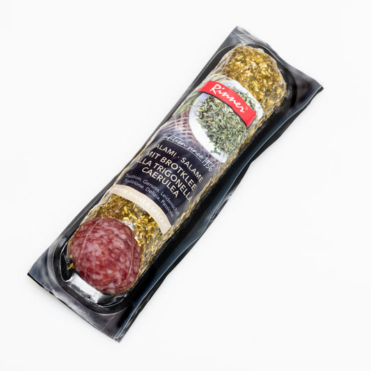 Rinner Brotkleesalami, 180 g, verpackt mit angeschnittener Salami